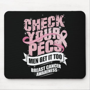 Mousepad Verifique Sua Consciência Do Cancer Da Mama Pecs M