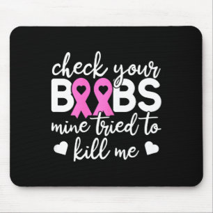 Mousepad Verifique Sua Luta De Sensibilização Para O Cancer