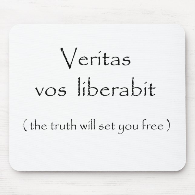 Mousepad Veritas vos liberabit-mousepad (Frente)