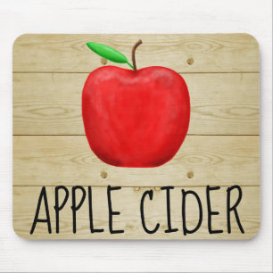 Mousepad Vermelho Apple da sidra de maçã