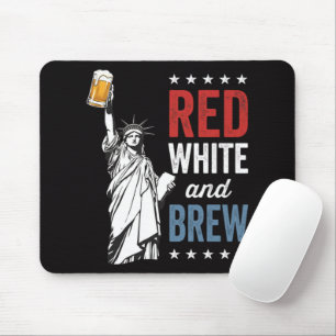 Mousepad Vermelho Branco e Cerveja 250º Aniversário