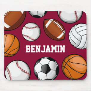Mousepad Vermelho conhecido feito sob encomenda Assorted