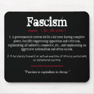 Mousepad Vermelho da indicação política da definição d
