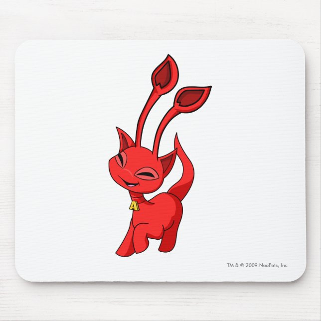 Mousepad Vermelho de Aisha (Frente)