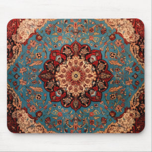Mousepad Vermelho de Carpete Persa Oriental