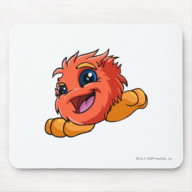 Mousepad Vermelho de JubJub (Frente)