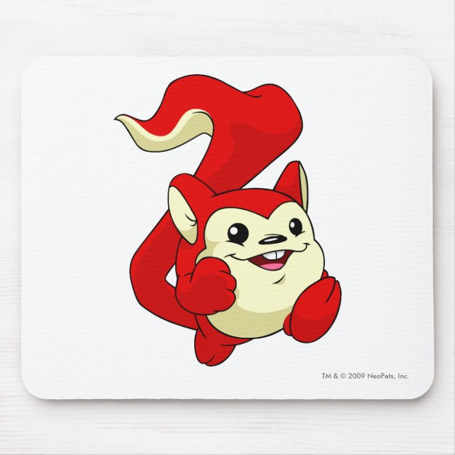 Mousepad Vermelho de Meerca (Frente)