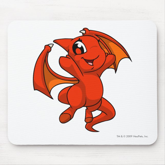 Mousepad Vermelho de Shoyru (Frente)