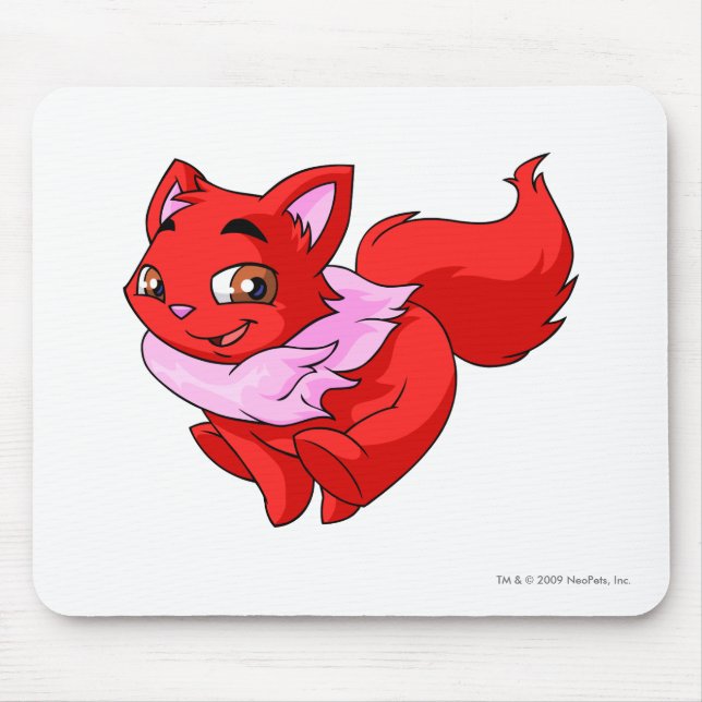 Mousepad Vermelho de Wocky (Frente)