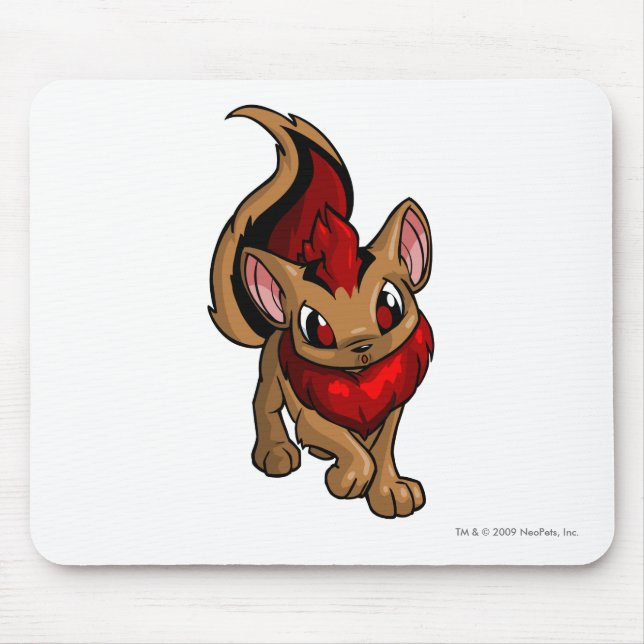 Mousepad Vermelho de Xweetok (Frente)