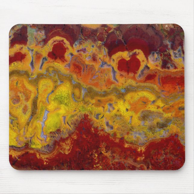 Mousepad Vermelho e amarelo Crayloa Jasper (Frente)