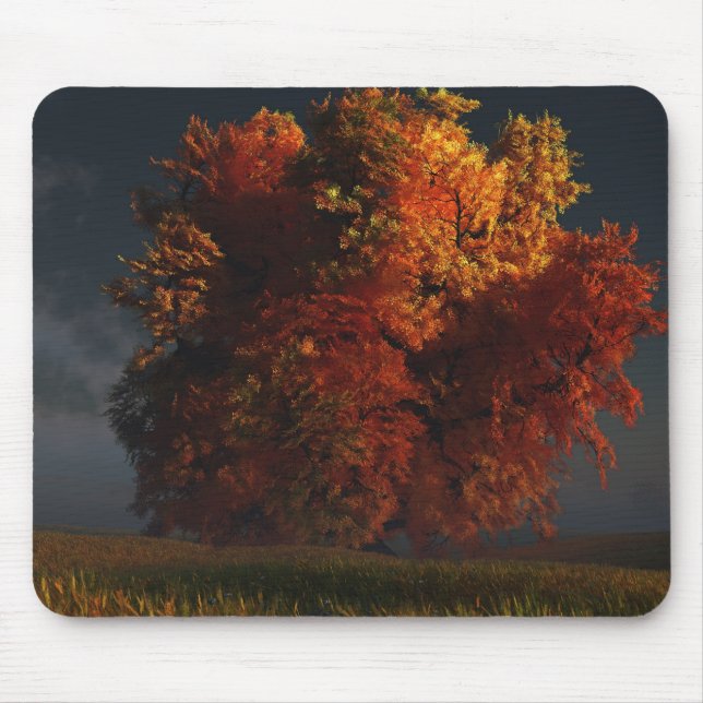 Mousepad vermelho e Dourado (Frente)
