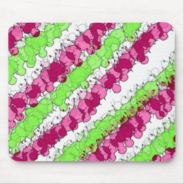 Mousepad Vermelho e Verde Manchado Desgastado