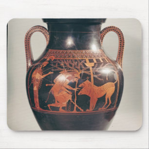 Mousepad Vermelho-figura amphora do sótão da barriga