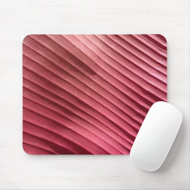 Mousepad Vermelho Folha Diagonal (Com mouse)
