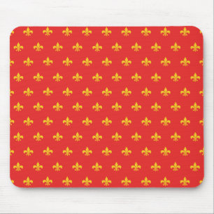 Mousepad vermelho francês real