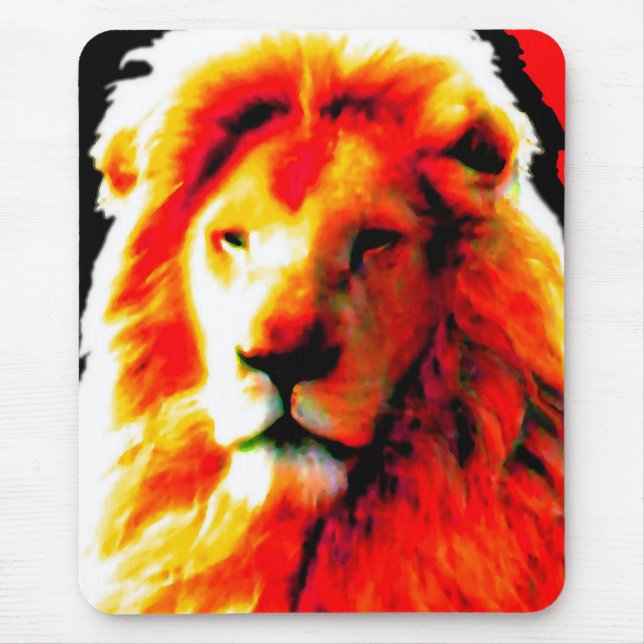 Mousepad Vermelho Leão (Frente)