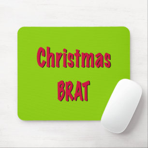 Mousepad Vermelho Natal E Verde Brat