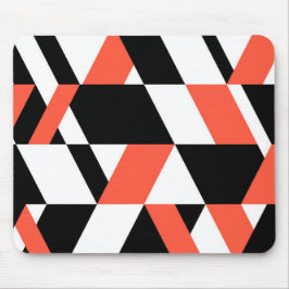 Mousepad Vermelho-negro, moderno, moderno, design geométric