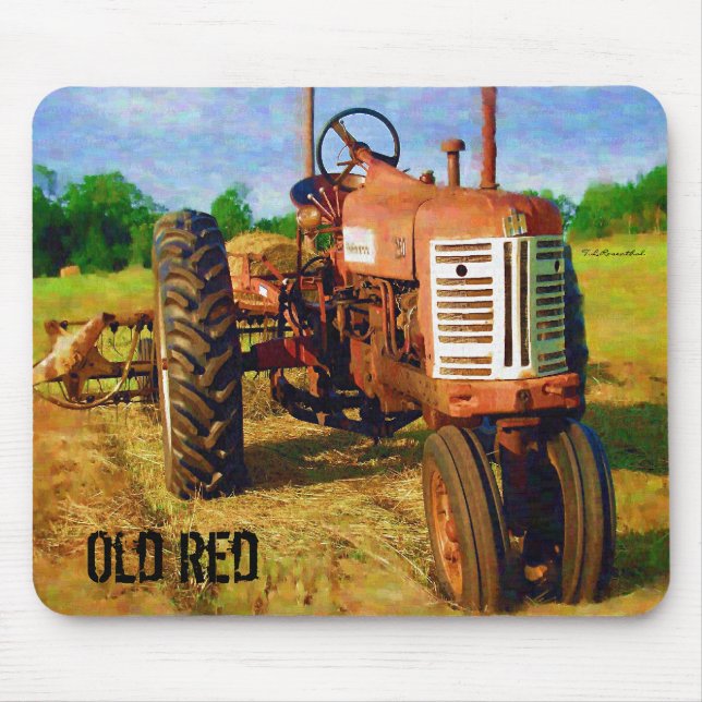 Mousepad Vermelho velho (Frente)