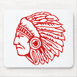 Mousepad Vermelho Vermelho Indiano