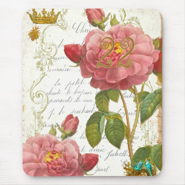 Mousepad Vermelhos de Versalhes 22 de Parfumées dos rosas (Frente)