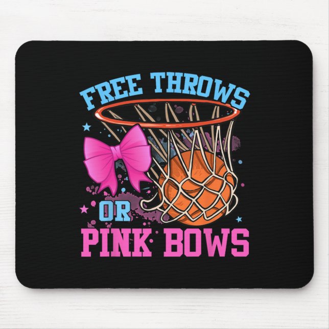 Mousepad Vermelhos Gratuitos Ou Arcos Rosa Gravidez Rosa Ou (Frente)