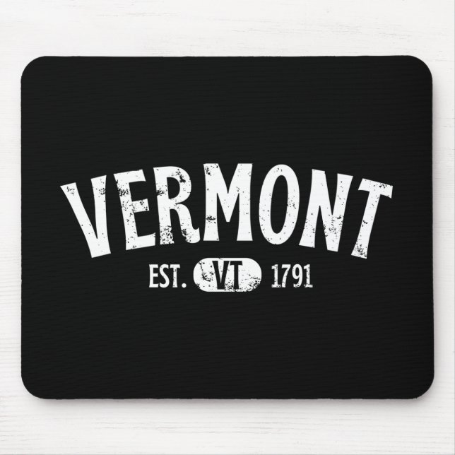 Mousepad Vermont Retro Vintage VT (Frente)