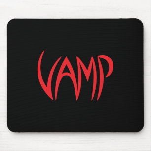 Mousepad Versão do Texto Vamp (Preto/Vermelho)