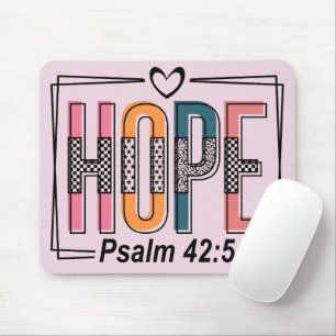 Mousepad Versículo Bíblico de Esperança Inspirador