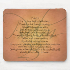 Mousepad Verso cristão da bíblia do salmo 23 KJV