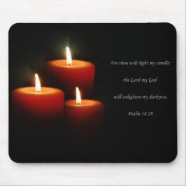 Mousepad Verso de 3 Velas