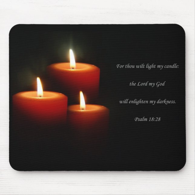 Mousepad Verso de 3 Velas (Frente)