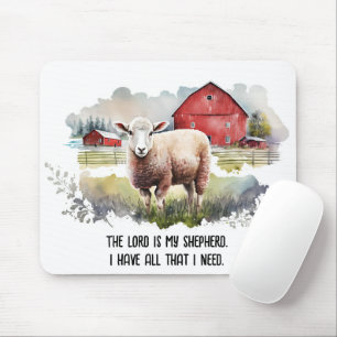 Mousepad Verso Religioso Com Ovelha