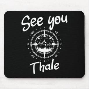 Mousepad Vês-Te A Caminhar Na Alemanha, Férias De Esqui Com