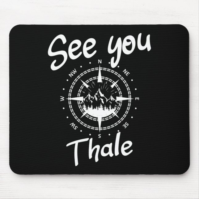 Mousepad Vês-Te A Caminhar Na Alemanha, Férias De Esqui Com (Frente)
