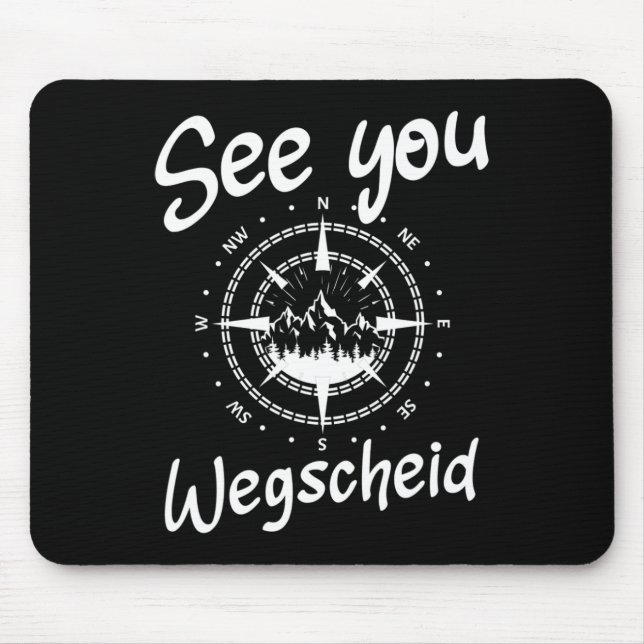 Mousepad Vês-Te A Caminhar Wegscheid Alemanha Férias Ski Co (Frente)