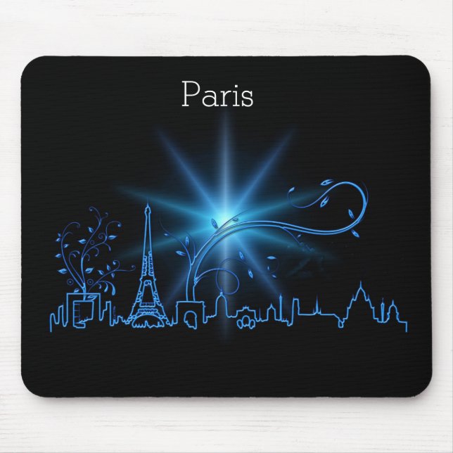 Mousepad Véspera de Ano Novo em Paris (Frente)