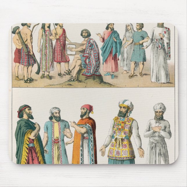 Mousepad Vestido asiático adiantado, 'do der de Trachten (Frente)