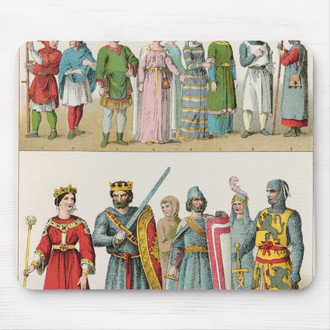 Mousepad Vestido do francês (Frente)