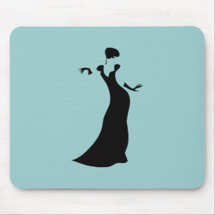 Mousepad Vestido Formal Preto