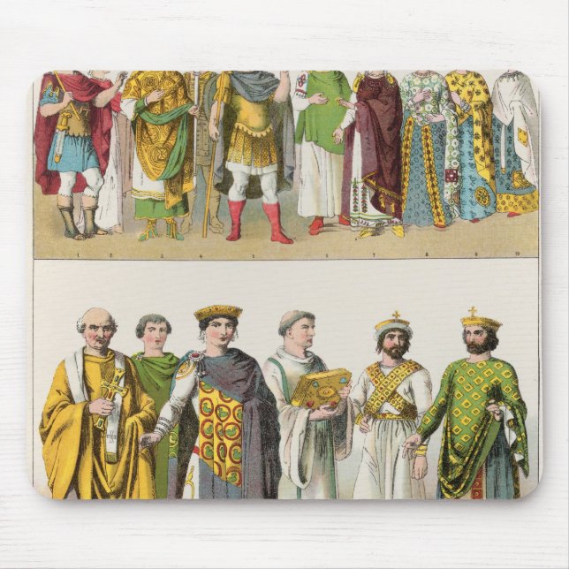 Mousepad Vestido na corte bizantina (Frente)
