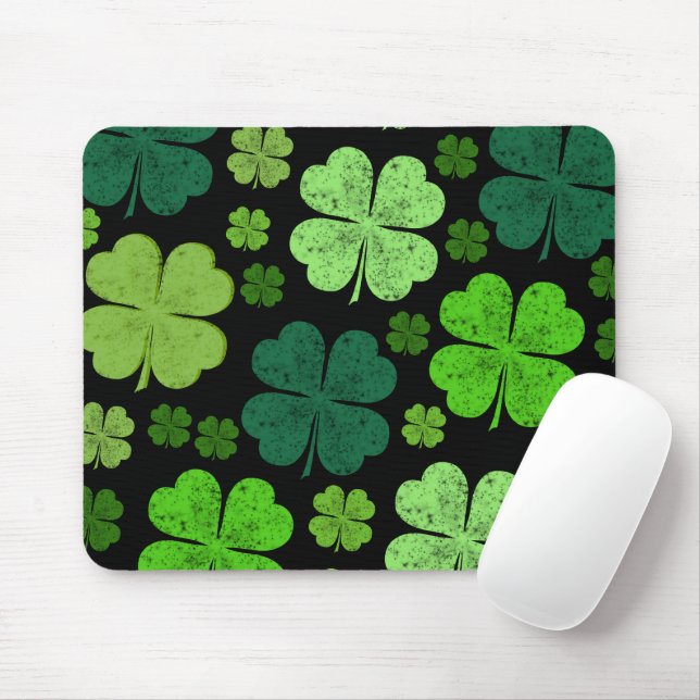 Mousepad Vestidos Verdes, Vestidos Sortudos, Dia de São Pat (Com mouse)