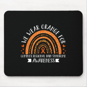 Mousepad Vestimos Laranja Para A Consciência Do Crps Gift A