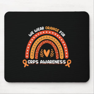Mousepad Vestimos Laranja Para Sensibilização CRPS Mês Rib 