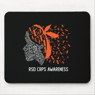 Mousepad Vestimos Laranja Para Sensibilização RSD CRPS 2