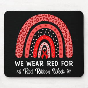 Mousepad Vestimos Vermelho Para A Semana Vermelha Do Friso