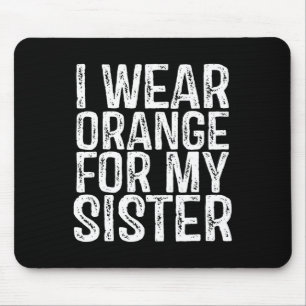 Mousepad Vestir Laranja Para A Consciência Da Leucemia Da M
