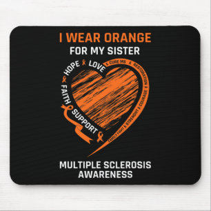 Mousepad Vestir Laranja Para A Minha Família Irmã, Srtª.