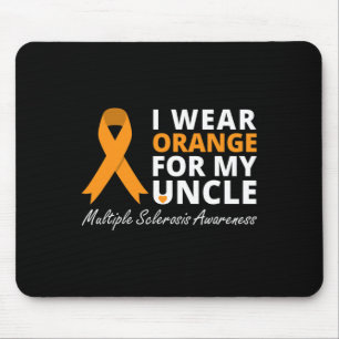 Mousepad Vestir Laranja Para O Meu Tio Sra. Friso De Sensib